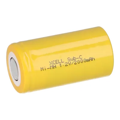 Produktbild von XCell Akku Sub-C 1,2V / 2000mAh X2000SCR Hochstrom