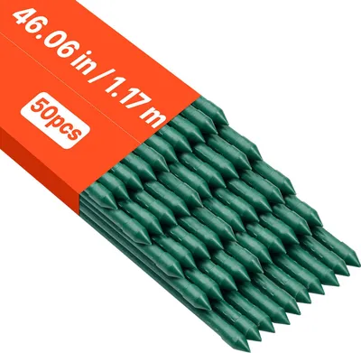 Zdjęcie produktu dla Vevor Podpórka Do Roślin 50 Szt Metalowe Paliki Powlekane 11X1170Mm