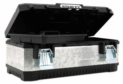 STANLEY Werkzeugkiste galvanisiert 58,4 x 29,3 x 22,2 cm