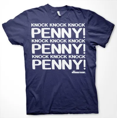 Produktbild von Penny Knock Knock Knock T-Shirt - XX-Large - Navy