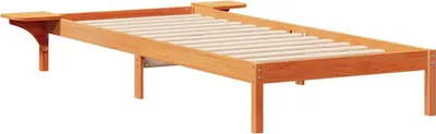 Productafbeelding van vidaXL Bedframe met nachtkastjes, donkerbruin, 80 x 210 cm
