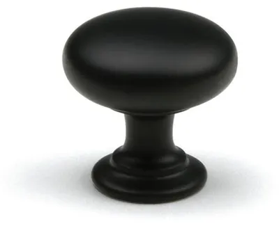 Produktbild von Tulip Möbelknopf Schwarz Matt Metallgriff 28 mm