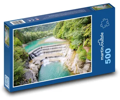 Obrázek produktu pro martinpuzzle - Puzzle 500 - Lechfall - vodopád