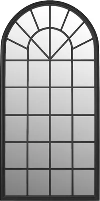 Productafbeelding van Spiegel 90x45 cm ijzer zwart