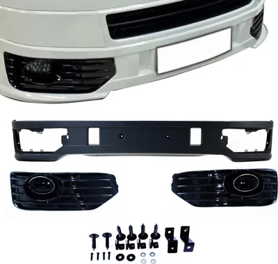 Produktbild von JOM Frontspoiler Lippe Stoßstange Splitter für VW T5 Facelift 2009-2015 Grau ABS