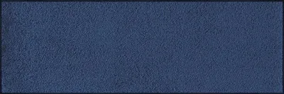 Produktbild von Unyqoos® Waschbar und Fußmatte in stilvollem Marineblau für drinnen und draußen