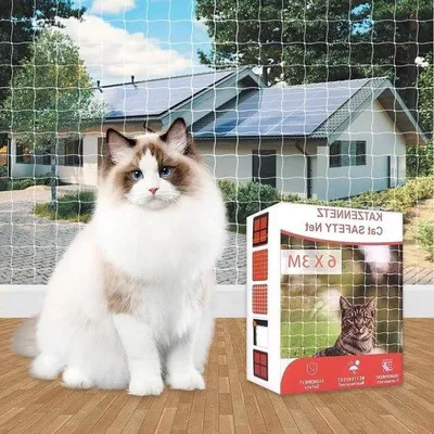 Produktbild von Famanu Katzennetz für Balkon - 30 Stück