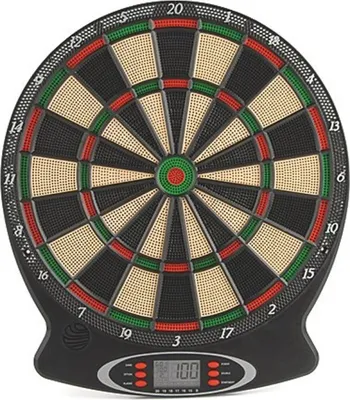 Produktbild von Elektronische Dartscheibe Deluxe, mit Dartpfeilen, Soundeffekte, viele Spielmodi