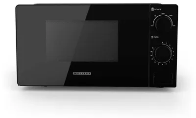 Produktbild von Melissa 16330133 - Solo-Mikrowellenherd - 700 W - 20 L Fassungsvermögen - 5 Leistungsstufen - Abtauen | 35-Minuten-Timer - Schwarz