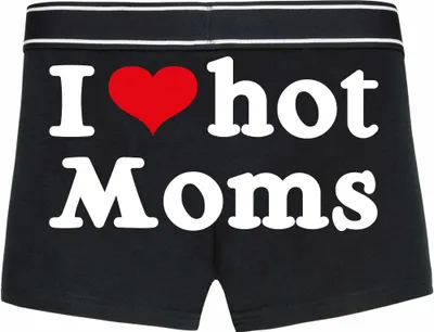 Produktbild von Boxershorts - Mann - Boxer-0049-man-black-h-L - schwarz - L - hinten - I Love Liebe Mums - lustiges Motiv - Spruch - Unterwäsche - Unterhose - Freizeit - lustig