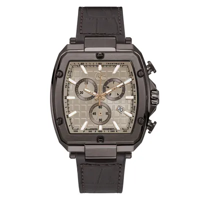 Produktbild von Guess Collection Herren Spirit Tonneau Uhr Braun Y83008G1MF Gc Guess Collection Herren Spirit Tonneau Uhr Braun Y83008G1MF