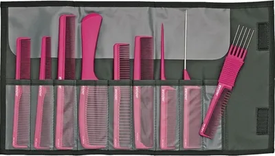 Produktbild von Jaguar A-line Kammenset metalic pink 9-delig