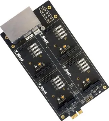 Produktbild von YEASTAR Yeastar EX08 karta, 8 portů, 4 pozice pro S2, O2, SO, BRI, GSM