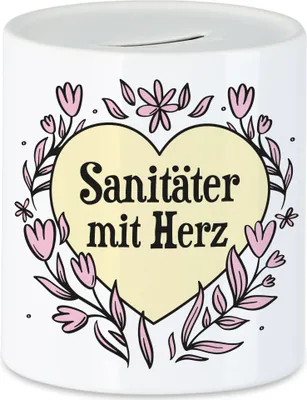 Produktbild von Sanitäter mit Herz Spardose Geschenkidee Zum Danke Sagen Beste Sanitäter