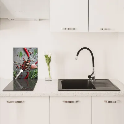 Produktbild von Glasschneidebrett 40x52 Gewürze