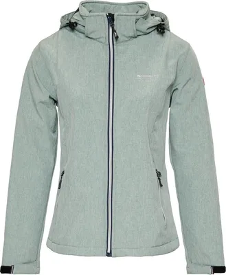 Obrázok produktu pre Nordberg Rinda - Softshellová letná bunda dámska - Light Green Melange - Veľkosť M
