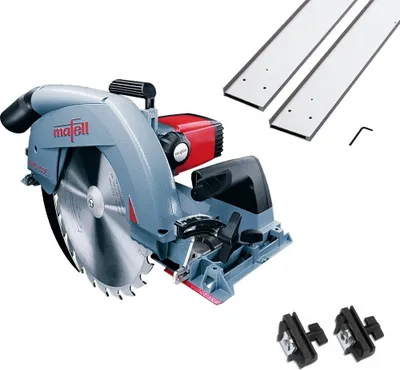 Produktbild von Mafell Handkreissäge MKS 130 Ec + Führungsschiene 3m, 2-teilig + Adapterpaar