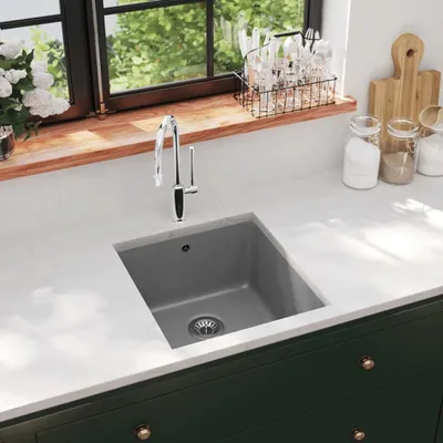 Produktbild von "2026 Promotion" Granitspüle Einzelbecken Grau - Spülen CC807