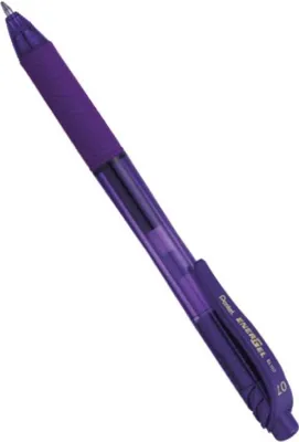 Obrázok produktu pre Pentel EnerGel X, Pripínacie pero, Fialová, Fialová, Plast, 0,7 mm, Všestranný