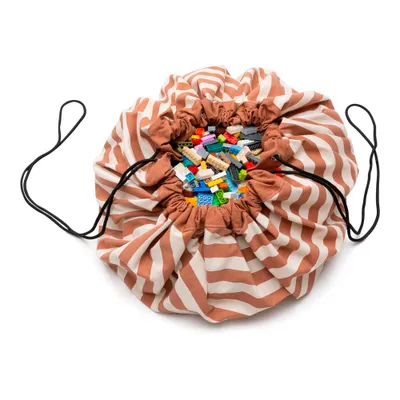 Produktbild von Play&Go Spielzeugsack/Spielmatte 140cm, Stripes Brown