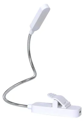 Produktbild von Flexible LED-Buchleuchte zum Anklippen, augenpflegende Lesezeichen-Leselampe, USB wiederaufladbar, stufenlose Dimmung, Nachtbeleuchtung