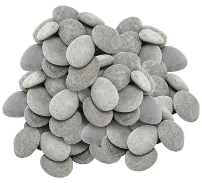 Zdjęcie produktu dla Kamienie dekoracyjne czarne naturalne do ogrodu 5 8 cm 40 szt.