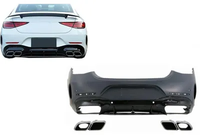 Produktbild von Stoßstange Diffusor Endrohre für Mercedes CLS-Klasse C257 Limousine 2018-.