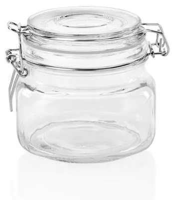 Produktbild von 30x Bügelverschlussglas Deckel mit Dichtung 500 ml Einmachglas Ø 11 cm