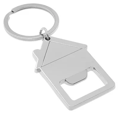 Produktbild von MPM-Quality Schlüsselanhänger Maison mit Flaschenöffner Metall Silber
