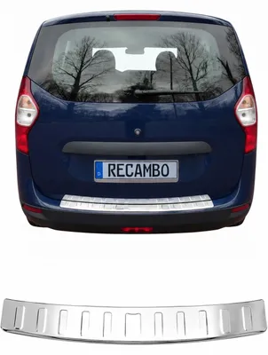 Produktbild von Ladekantenschutz Edelstahl poliert für Dacia LODGY | ab 2012- | mit Abkantung