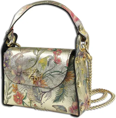 Immagine prodotto di Toscanto borsa in pelle a tracolla color oro OTT832UZF