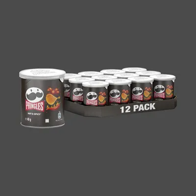 Produktbild von Pringles Hot & Spicy - 12x 40g