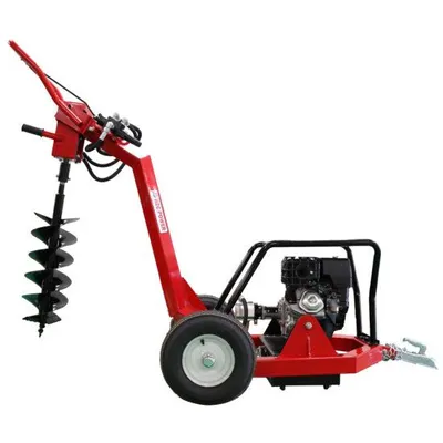 Produktbild von Hydraulischer Erdbohrer, Pendelbohrer Mit Benzinmotor & Bohrerset (BEB206)