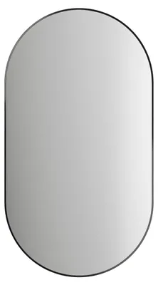 Image de Miroir décoratif Talos Picasso Miroir noir 50x90 cm - avec cadre en aluminium de haute qualité pour une ambiance intemporelle - miroir de salle de bain et miroir mural parfaits