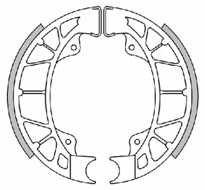 Produktbild von POLINI Rennbremsbeläge D.110X25mm