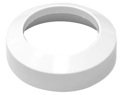 Produktbild von Sanitop Rosette für Anschlussbogen/-rohr, weiß