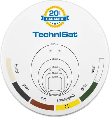 Obrázok produktu pre TechniSat DigiDish 45, univerzálny dvojitý LNB, polárna biela