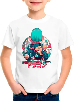 Produktbild von style3 Be Bulma Kinder T-Shirt super dragon saiyan z gt