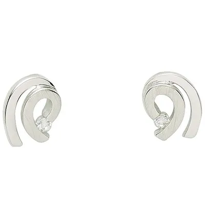 Produktbild von Miamar 01.1135 Damen Ohrstecker Silber Zirkonia weiß