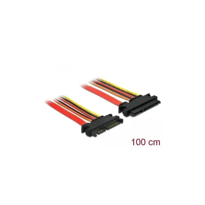 Zdjęcie produktu dla DeLOCK 84921, 1 m, SATA III, SATA 22-pin, SATA 22-pin, Męska/Żeńska, Czarny, Pomarańczowy, Czerwony, Żółty