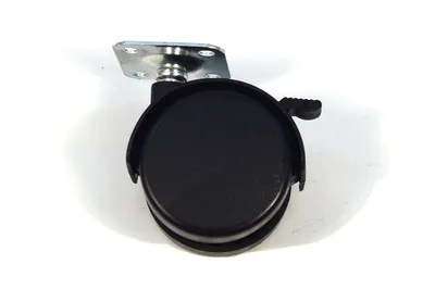 Produktbild von 4 Stück Möbelrollen mit Platte Räder Lenkrolle Bockrollen Laufrollen mit Bremse, 40mm