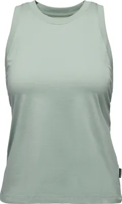 Hellgrünes ärmelloses T-Shirt "Project Muscle Tank" von Black Diamond für Damen.