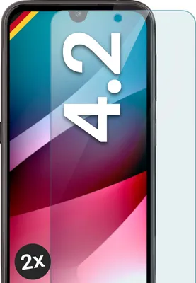 Produktbild von SCHUTZFOLIE FÜR NOKIA 4.2 - ECHTGLAS, Stückzahl:2er Set