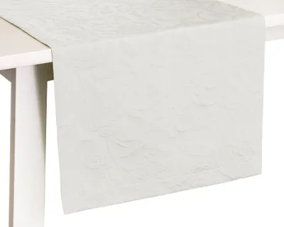 Produktbild von Pichler Tischläufer Cordoba" weiß 50x150 cm"