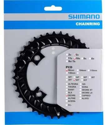 Obrázok produktu pre Predný prevodník 40T, Shimano Deore FC-M6000, 3x10-prevodov