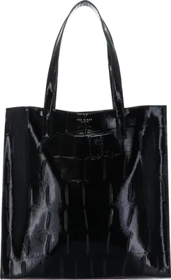 Produktbild von Ted Baker Handtasche Vivanaa Croc Effect Icon Bag Black schwarz