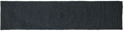 Produktbild von Dunkelgrauer Jute-Läufer 60 x 300 cm – handgewebter Naturfaserteppich für Flur, Wohnzimmer und Küche im modernen Boho-Stil