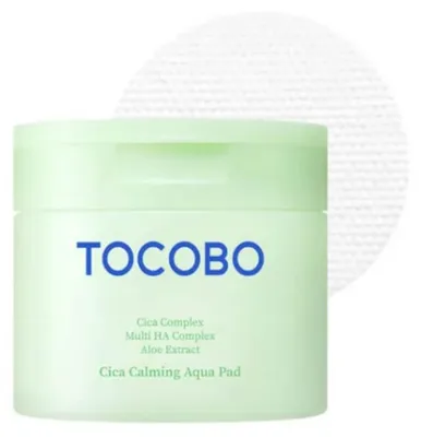 Productafbeelding van 60 stuks Tocobo Cica Kalmerende Aqua Pads
