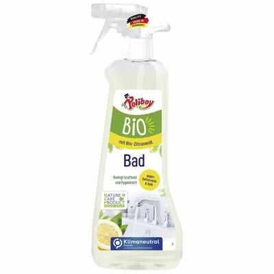 Produktbild von Poliboy NCP Badreiniger - 500ml - hygienische und starke Reinigung gegen Kalkreste und Wasserflecken - Sprühflasche