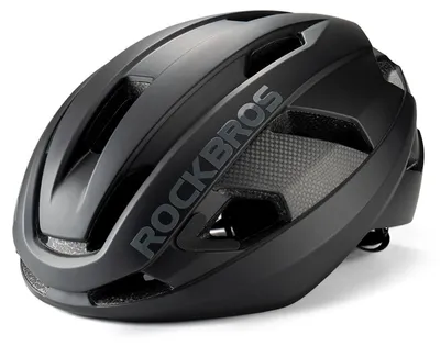 Image de Casque de vélo Rockbros LK-15 en fibre de carbone, 58-62 cm, noir